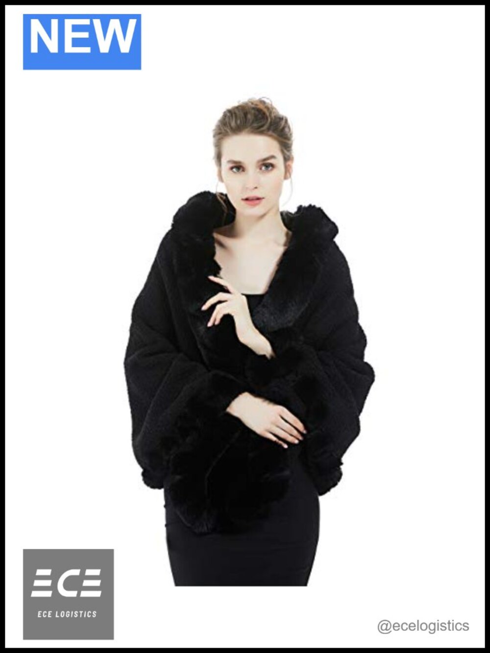 Faux Fur Shawl Bridal Cape Wedding Faux Lambs Wool Shrug One Size